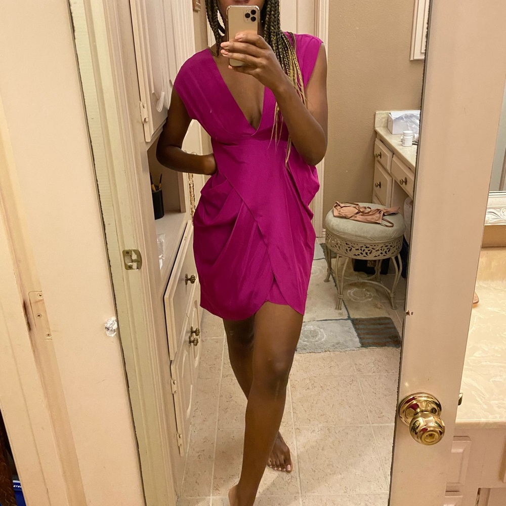 Hot Pink Miguelina Cocktail Dress 💕